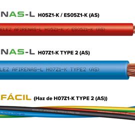 Cover image for CONDUCTOR AISLADO - AFIRENAS L H05Z1-K / ES05Z1-K (AS) AFIRENAS L H07Z1-K TYPE2 (AS) y AFIREFÁCIL H07Z1-K TYPE2 (AS) 