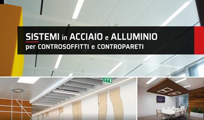 Cover image for SISTEMI in ACCIAIO e ALLUMINIO per controsoffitti e contropareti