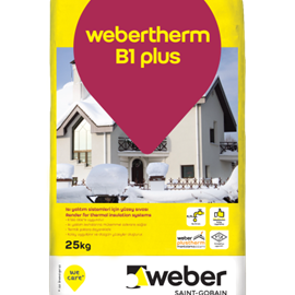 Cover image for webertherm B1 plus Render for thermal insulation systems