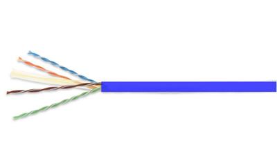 Cover image for Data cable C6 UTP BLUE LSZH slim Dca, Eurolan