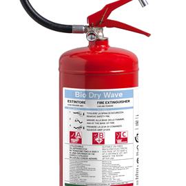 Cover image for Family of Fire Extinguishers kg 6 Powder - 34A 233BC - UNI EN 3-7 - 100% Regenerated Powder