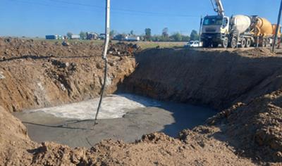 Cover image for Ready mix concrete C30/37 S3 Ø 16