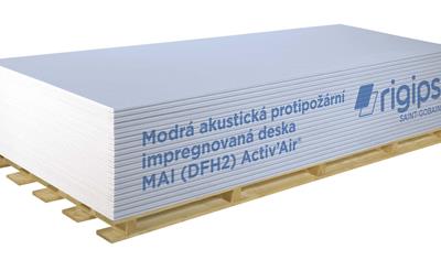 Cover image for Rigips Blue Acoustic Moisture Resistant Plasterboard MAI (DFH2) Activ´Air® 12,5 mm