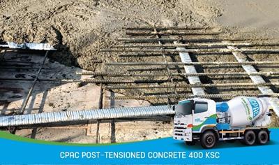 Cover image for CPAC Post-tensioned concrete 400 KSC (C35/40, MPa)