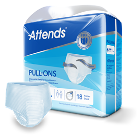 Cover image for Attends Pull-Ons - all-in-one absorbent pants