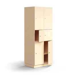 Cover image for QBUS Storage Compartment locker 6 comps, 2020x800x570 mm
