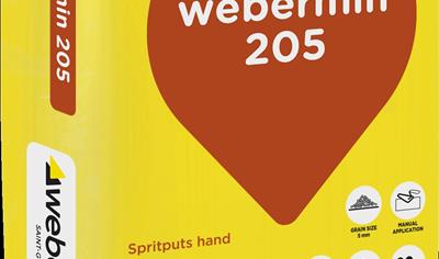 Cover image for webermin 205 spritputs 5mm dol hand