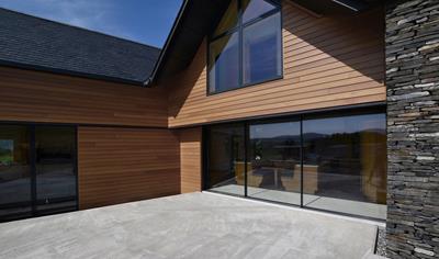 Cover image for SILA Select® Siberian Larch (Larix siberica) Profiled Cladding Coated with the Teknos Paint System
