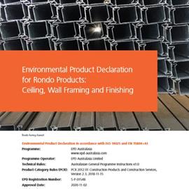 Cover image for Rondo Steel Products: Ceiling, Wall Framing and Finishing