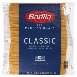 Cover image for Barilla Durum wheat semolina pasta for FoodService sold in North America
