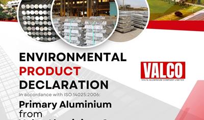 Cover image for Primary Aluminium from Volta Aluminium Limited Company (VALCO)