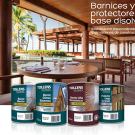 Cover image for BARNICES Y PROTECTORES EN BASE DISOLVENTE (Distribución especializada y almacenes de construcción)