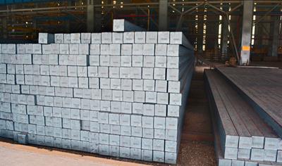 Cover image for Steel billet manufactured from steel scrap by T A 2000