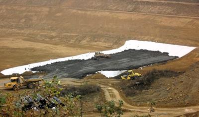 Cover image for Woven polyester high strength geotextile