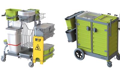 Cover image for Cleaning trolleys (Microrapid, Smart and KUBI families)