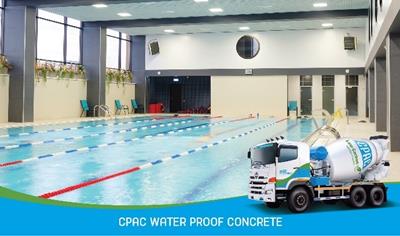 Cover image for CPAC Waterproof concrete 240 KSC (C21/24, MPa) (Supplementary cementitious material formula)  