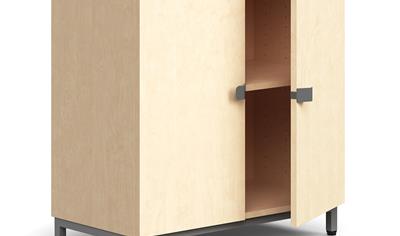 Cover image for QBUS Storage Cabinet 1 shelf, 868x800x420 mm