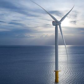 Cover image for Electricity from a European offshore wind farm using SG 11-200 wind turbines
