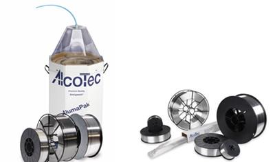 Cover image for Welding Filler Metals: Aluminium wires and rods from AlcoTec/Traverse City