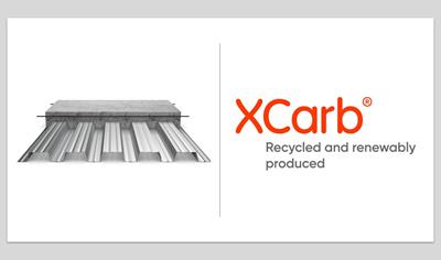 Cover image for Composite floor profile made of XCarb® recycled and renewably produced steel