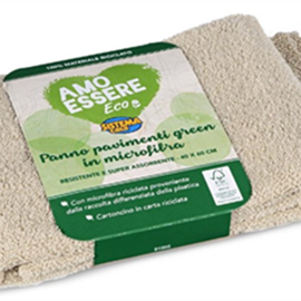 Cover image for Amo Essere Eco Panno pavimenti green in microfibra