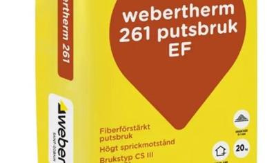 Cover image for webertherm 261 putsbruk EF