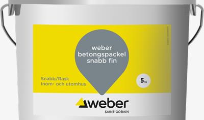 Cover image for weber betongspackel snabb fin