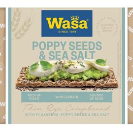 Cover image for Wasa Poppy Seed & Sea Salt / Mohn & Meersalz