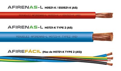 Cover image for CONDUCTOR AISLADO - AFIRENAS L H05Z1-K / ES05Z1-K (AS) AFIRENAS L H07Z1-K TYPE2 (AS) y AFIREFÁCIL H07Z1-K TYPE2 (AS) 