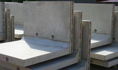 Cover image for Concrete retaining wall elements – Stödmurselement, L-stöd