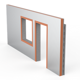 Cover image for Solid precast concrete insulated wall (Half Sandwich)