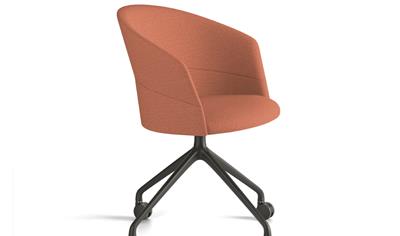 Cover image for Copa chair with a pyramid base, with or without casters, or a flat swivel base