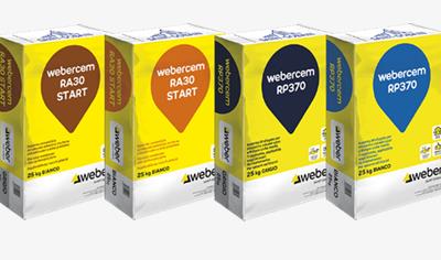 Cover image for Cementitious finishing render webercem RA30 START webercem RP370 