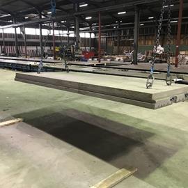 Cover image for Solid precast concrete, pre-stressed, slab elements