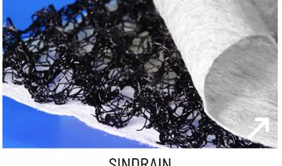 Cover image for Geosynthetic composites of extruded polypropylene monofilaments, bonded with geotextiles, membranes or geogrids