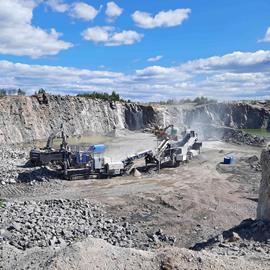 Cover image for Aggregates from Hujala quarry - Rusko