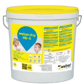 Cover image for weberdry SS-5 Elastomeric resin based, UV resistant waterproofing material
