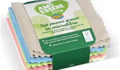 Cover image for Amo Essere Eco Set panni green in microfibra