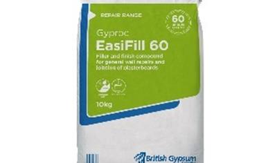 Cover image for Gyproc EasiFill60 & Gyproc EasiFill20