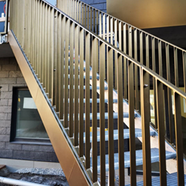 Cover image for GALVANIZED AND POWDER COATED STAIRCASE