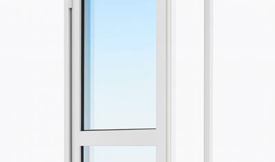 Cover image for H-Fönstret i Lysekil - Fönsterdörr – Outward opening patio door / window door of aluminium and wood with 3-glass